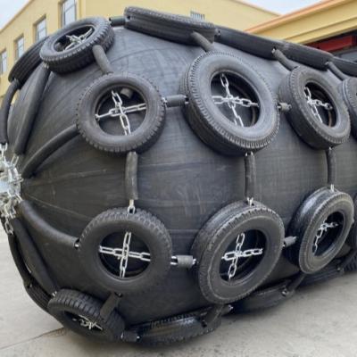 0.08mpa Ship Rubber Fender Docking 2500 X 5000mm Yokohama Pneumatic Rubber Fender