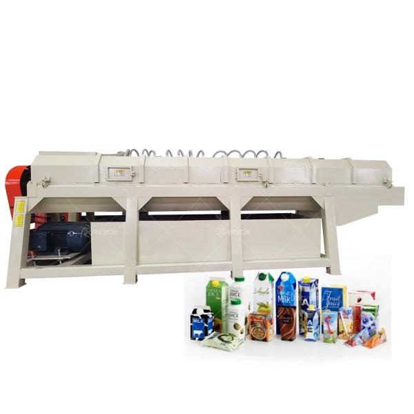 Customized Waste Sig Combibloc Recycle Plant Coated Paper Recycling Production Line