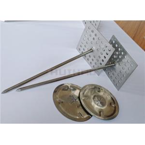 Stainless Steel 316L Rockwool Insulation Fasteners Perforated Insulation Pin For Ceilings & Walls
