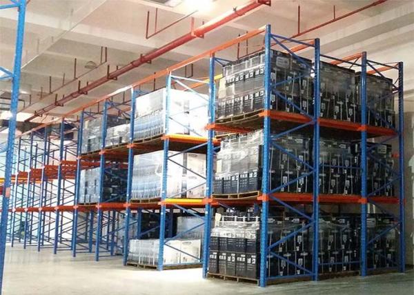 Steel 2000kgs/pallet Q235B Drive In Storage Rack ISO9001
