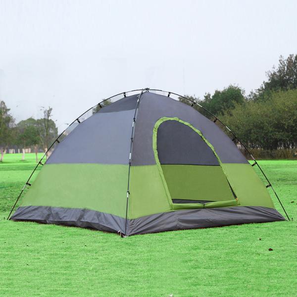3 Person Camping Tent,Double Layer Windproof Waterproof Backpacking Tents for Hiking Travel Outdoor Beach(HT6013)