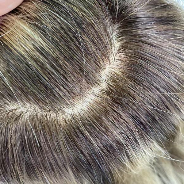 Ready to Ship Large Base 7x8 8x9 9''*9'' 9x10 Jewish Silk Base Topper Top Virgin Human Hair for Women 14-18inches Length