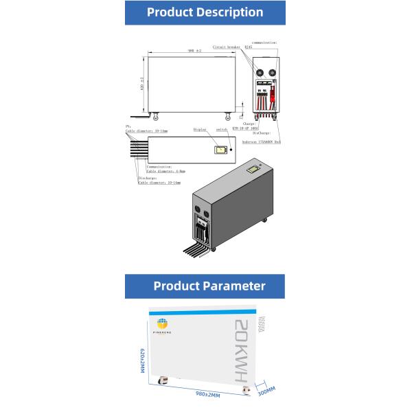Pinsheng en gros batterie lifepo4 200ah batterie de stockage d'énergie pour la maison 10kwh 20kwh pour le solaire
