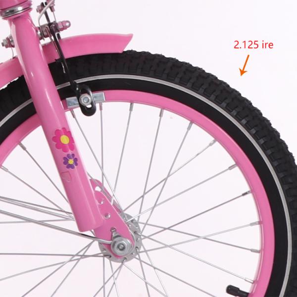 16 Inch Pink Childrens Training Wheel Bikes For Children Aged 3-8 Years Old