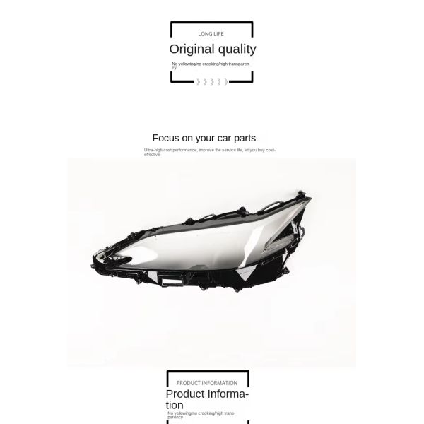 Demillon Advanced Car Protection Front Glass Headlight Cover 2018-2021 for Lexus Es200/260/300h Headlight Lens Cover