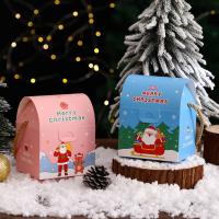 Cajas de embalaje de manzanas y cajas de regalo de dulces creativas con temática de dibujos animados navideños