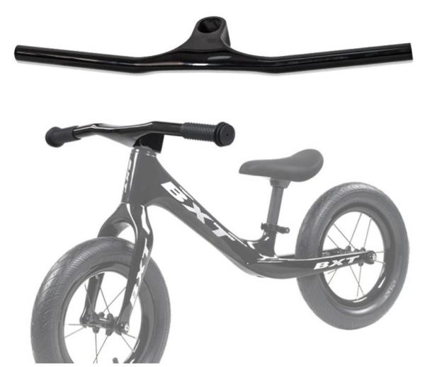 Carbon Fiber T800 Kids Flat Bike Integrated Handlebar Width 500mm