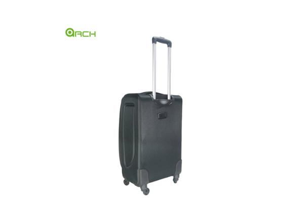 Factory Price Spinner wheels suitcase Soft Sided Luggage with two front pockets