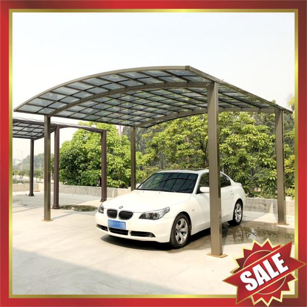 high quality beautiful modern garden park sunshade parking car shed shelter polycarbonate carport sunvisor shield cover