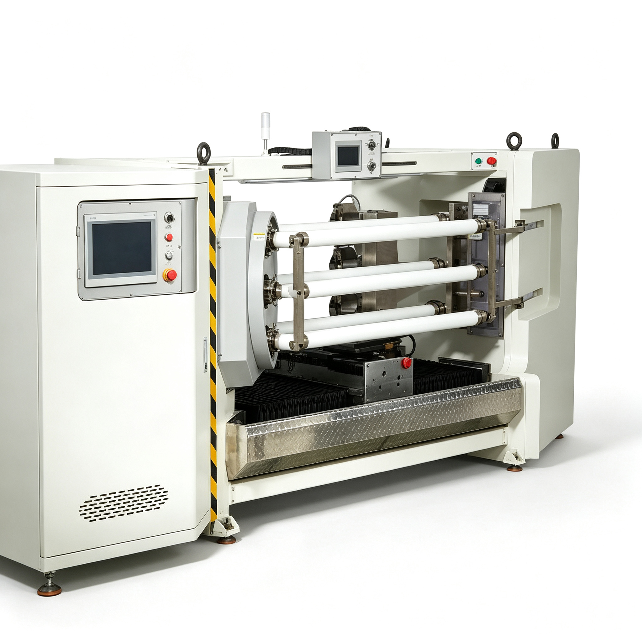 Six Axis Simultaneous Automatic Slitting Machine Non Stop Operation Tape Slitting Machine High Output
