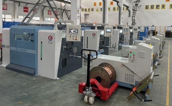 Advanced Electronic Pitches Double Twist Buncher Stranding Machine For Fit Wire