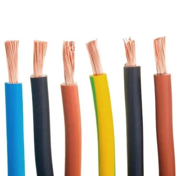 450/700V Alta Tensão Núcleo Único BVR 2.5mm2 Fios de Cobre com Isolamento PVC