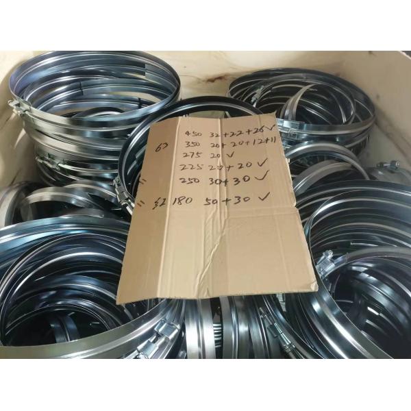 Dust Collection Galvanized Steel Hose Clamp 150mm - 600mm Size