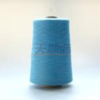 Ne33/2 la meta Aramid mezcló el azul de cielo del hilado para la sustancia química del aceite