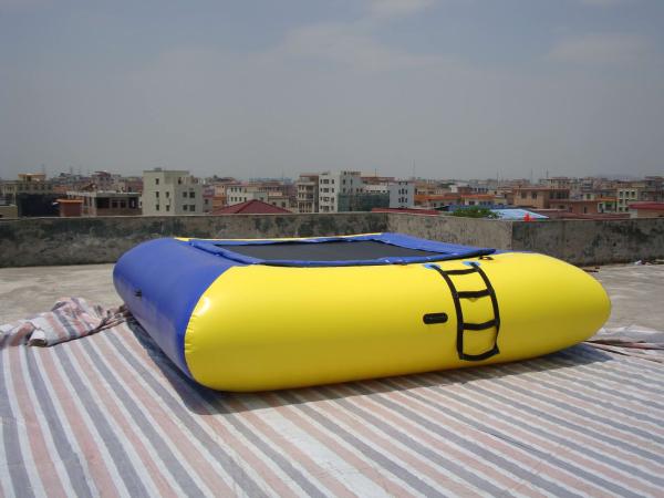 0.9mm Heavyduty Pvc Tarpaulin Inflatable Bouncer Water Sports , Inflatable Water Games