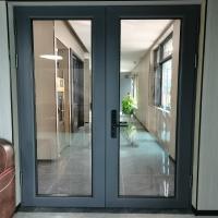 Latest Design Thermal Break Aluminum Casement Doors With 35dB Sound Insulation