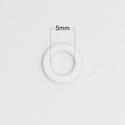 Anéis revestidos de nylon da correia do sutiã do metal 5mm, O Ring Bra Strap Buckle