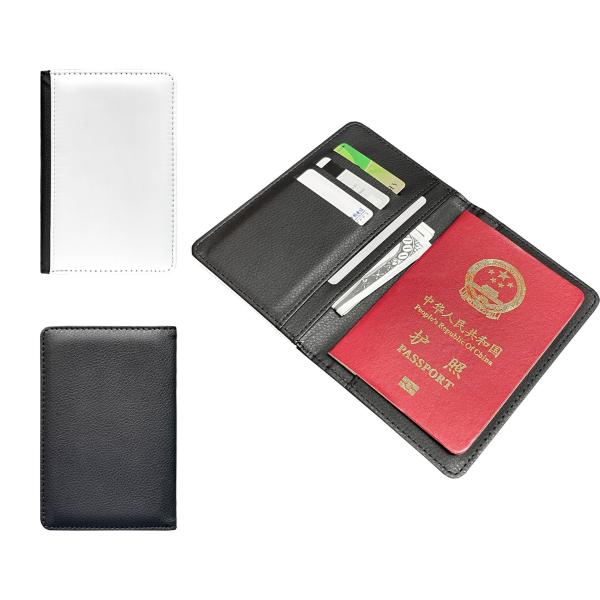 Waterproof Leather Sublimation Passport Cover Blanks Personalized Passport Case