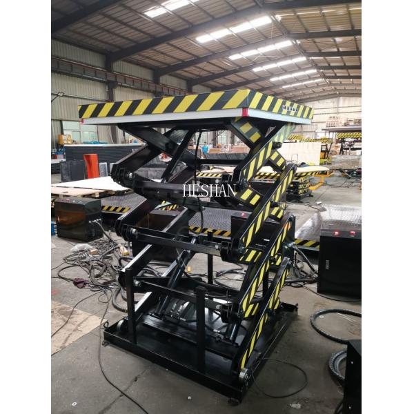 1 Ton Portable Scissor Lift Table Electric Hydraulic Air Lifting Jack Customized