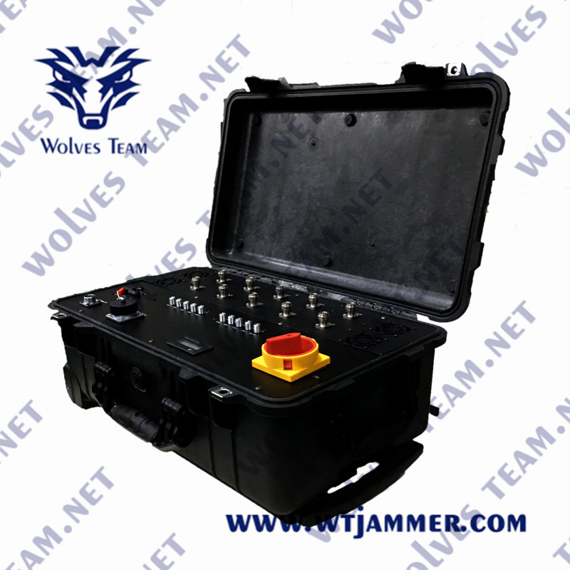 Jammer сигнала Jammer 220W сигнала FCC CDMA 960MHz GSM портативный водоустойчивый