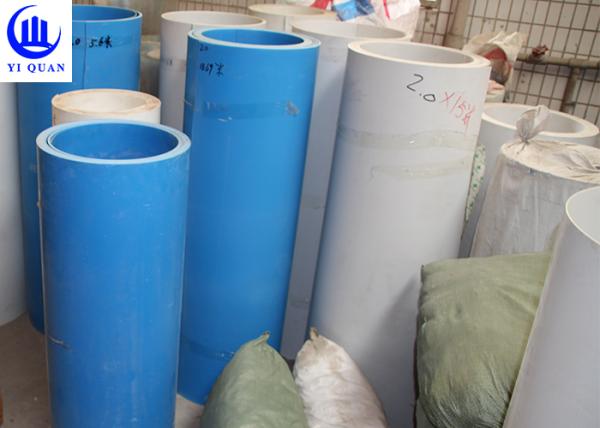 Teja plana impermeable de PVC de 2 mm para edificios industriales