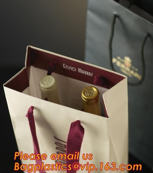 luxury paper carrier bag wholesale paper bags with handle, decorative luxury recyclable fashion paper bags with your own