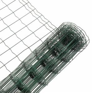 Galvanized+PVC Coated 50x50mm Mesh Size 10m-100m Roll Length Welded Wire Fence and Euro Wire Mesh Fence