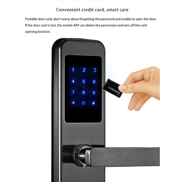 Отель Passcode Smart Door Lock с RFID-картой и ключом управления доступом