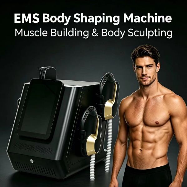 Professional 4 Handles EMS Body Sculpt RF Muscle Stimulation Machine