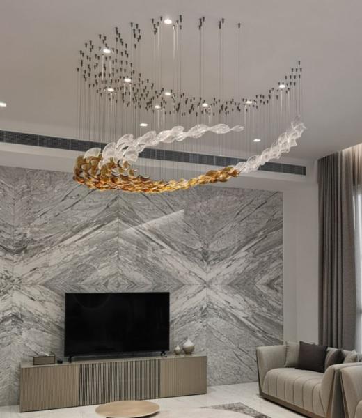 Modern Decorative Vintage Pendant Lamp Hotel Light Luxury Chandelier Light LED Pendant Light