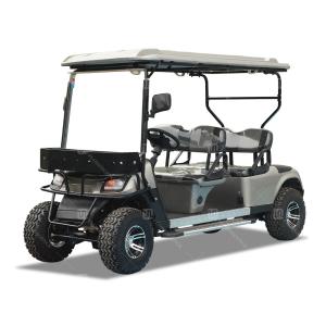 4 Seater Legal Street Electric Golf Cart with lithium battery and foldable back