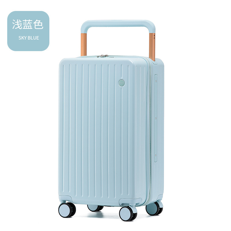 ABS hard shell Large capacity wide trolley suitcase for women 26 inches men's password box trolley case universal wheel suitcase suitcase