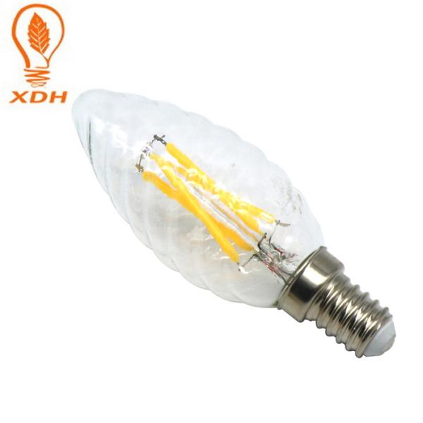 Home Decoration LED Filament Bulb B22 C37 4W E14 E27