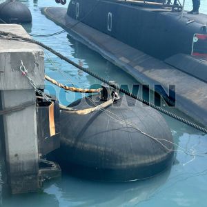 Hydro Pneumatic Rubber Fenders Puncture resistant For Navy Submarine