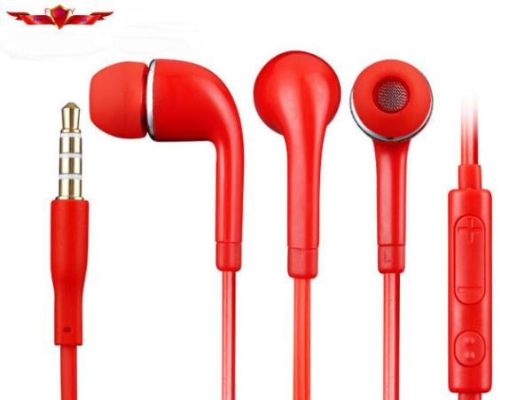 Newest Multi Color 3.5MM Wired HD Earphone With MIC For Samsung Galaxy Note3