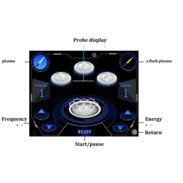 Ozone And Flash Spot Plasma Jet Efficient Freckle Ance Treatment Machine