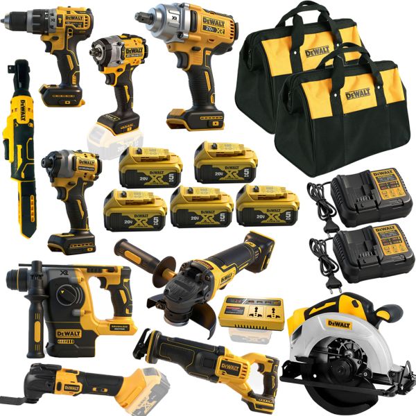18 In 2 Dewalt 20V Set Rechargeable Dewalt Brushless Combo RoHS UL