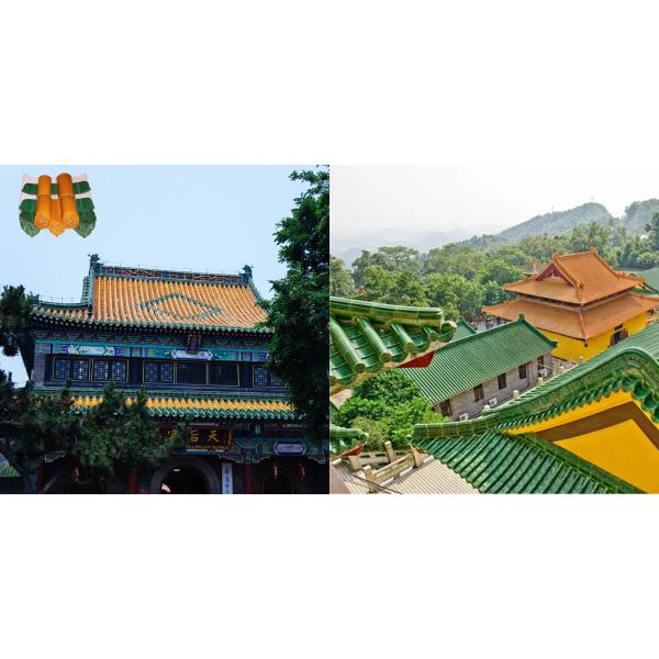 Китайская традиционная крыша из керамической черепицы с двойным оттенком для складов гостиниц храмов вилл 10 мм толщины теплоизоляция