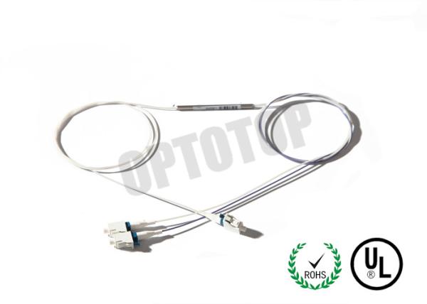 LC UPC Multimode Fiber Optic Cable / Optical Fiber Couplers Splitter 0.9mm