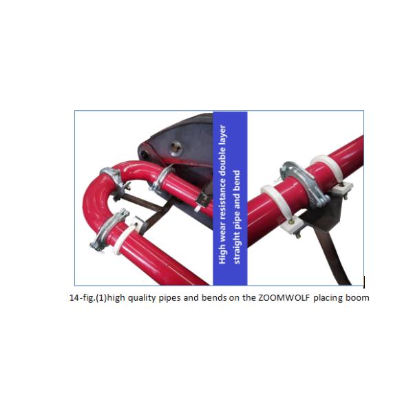 Industrial Concrete Placing Boom Tower Boom Pump 5m 8m 10m Column Length