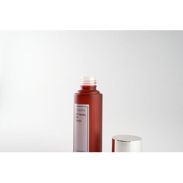 Plastic Airless Pump Bottles Cosmetic , Multi Color Pet Pump Bottle