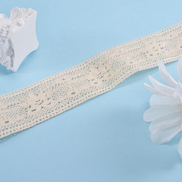 Bordado Nylon algodão renda Trim 100 metros de comprimento para o vestido