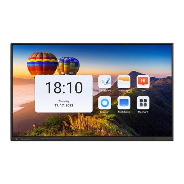 55インチ ミーティング スマートホワイトボード 4mm テンパーガラス LED技術コントラスト比 4000 1