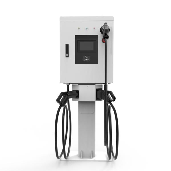 Estação de carregamento rápido de veículos elétricos de saída DC / AC 30KW 40KW Carregador de carro elétrico montado na parede