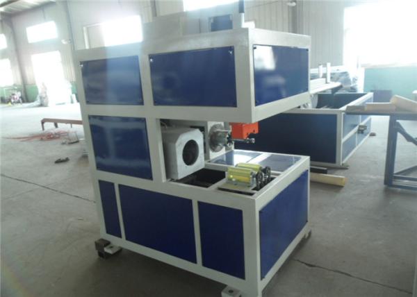 PE Single / Double Wall Corrugated Pipe Making Machine High Efficiency