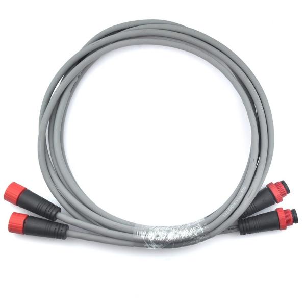 Male Pin Diameter 1.5mm Waterproof Connector for IP68 LED Lighting Outdoor Cable CE UL