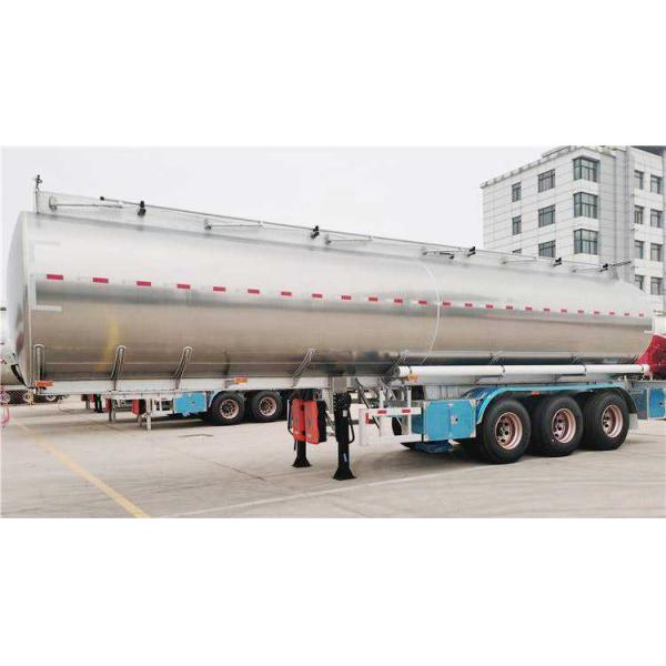 42000 литров Алюминиевый полутанкерный прицеп Транспортное топливо Бензиновое масло