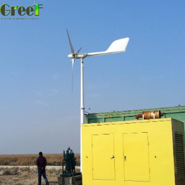 3 Phase Solar Hybrid Pitch Control Wind Turbine Inverter System 10KW