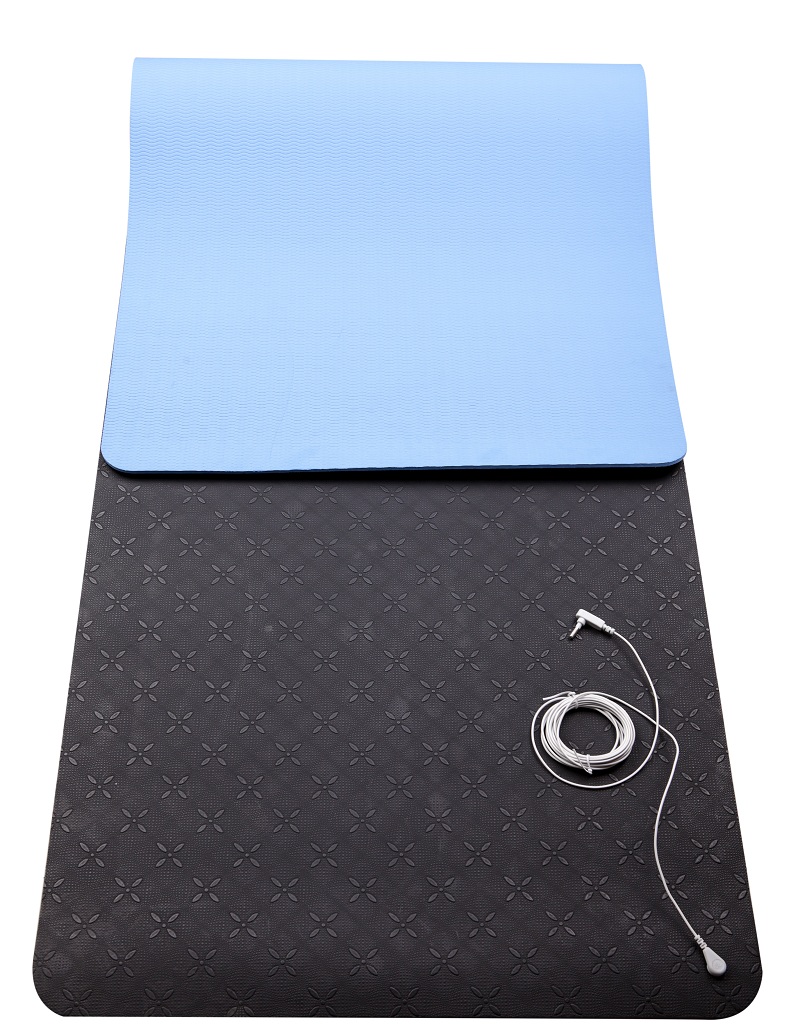 Earthing Grounding PU Leather Mattress Conductive Safety Bed Pad With Breathable Holes Anti-static Mat for Relieve Pain