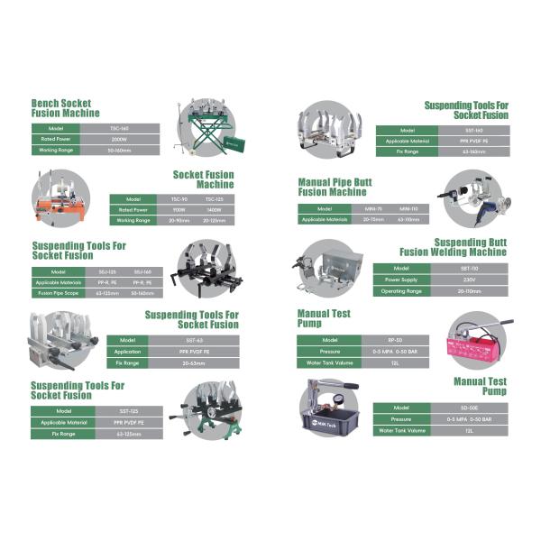 SST-160 Suspending Tool For Scoket Fusion 63-160mm For PPR PVDF PE Pipe